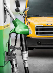 Clean diesel gas pump